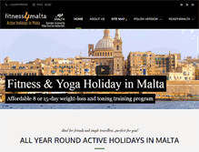 Tablet Screenshot of fitness4malta.com